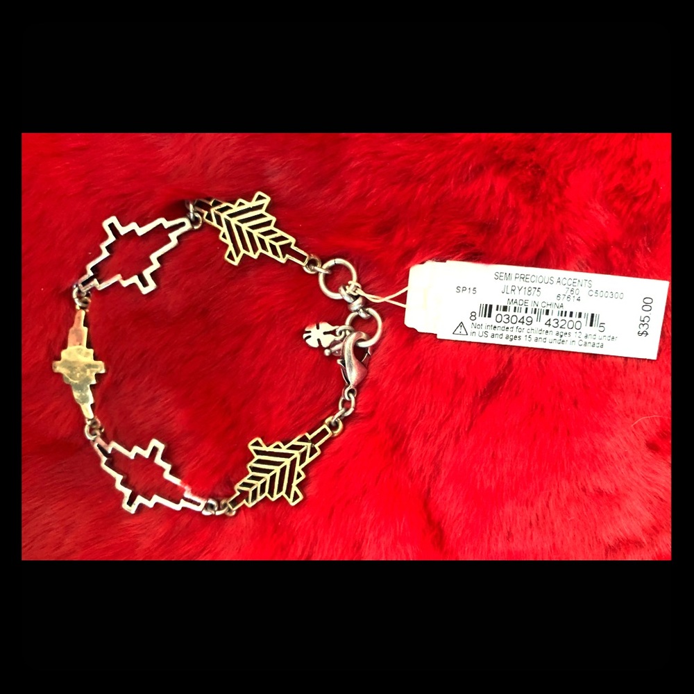 Lucky brand cross arrow bracelet